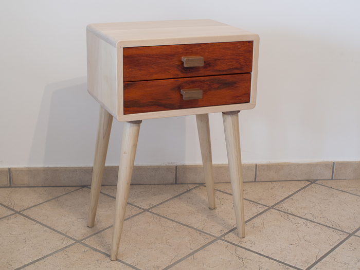 Comodino artigianale stile anni '50