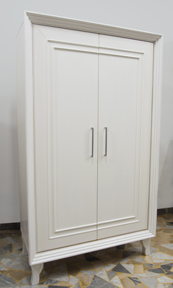 Two Doors White Wardrobe