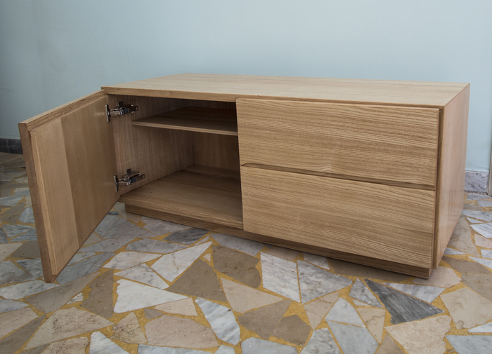 Hallway furniture in ash wood