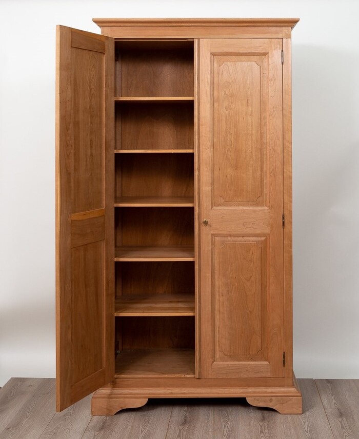 Bücherregal aus Kirschholz, 2-türig 