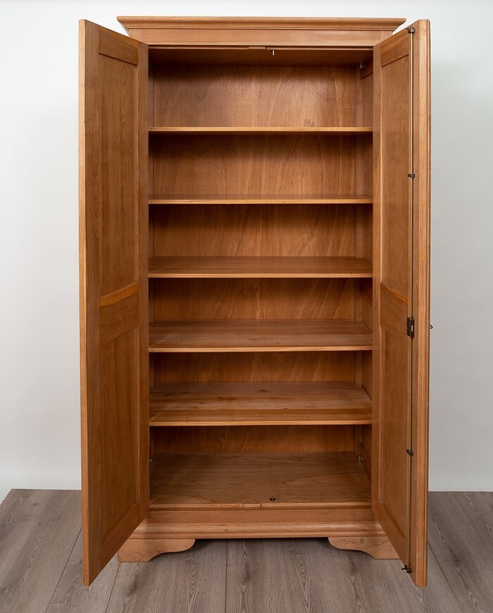 Bücherregal aus Kirschholz, 2-türig 