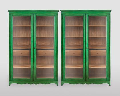 Coppia di Librerie Verdi