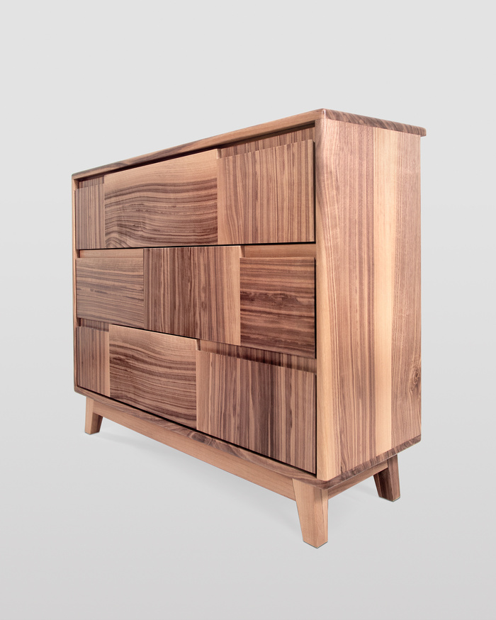 Black Walnut Scandinavian Dresser