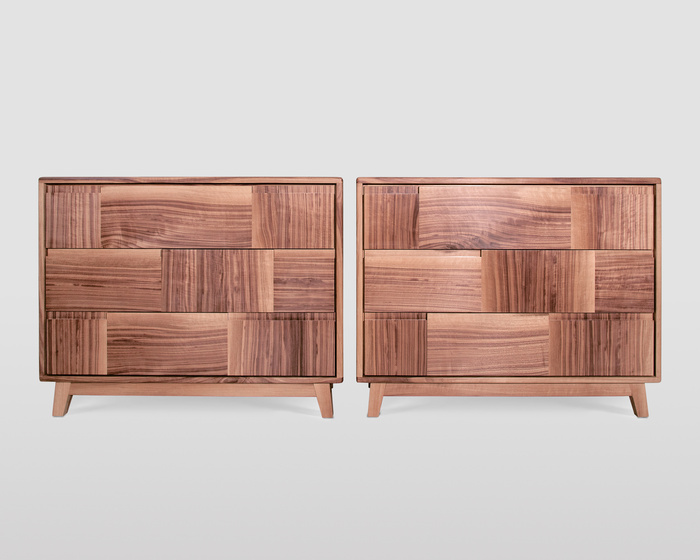 Black Walnut Scandinavian Dresser