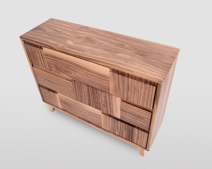 Black Walnut Scandinavian Dresser