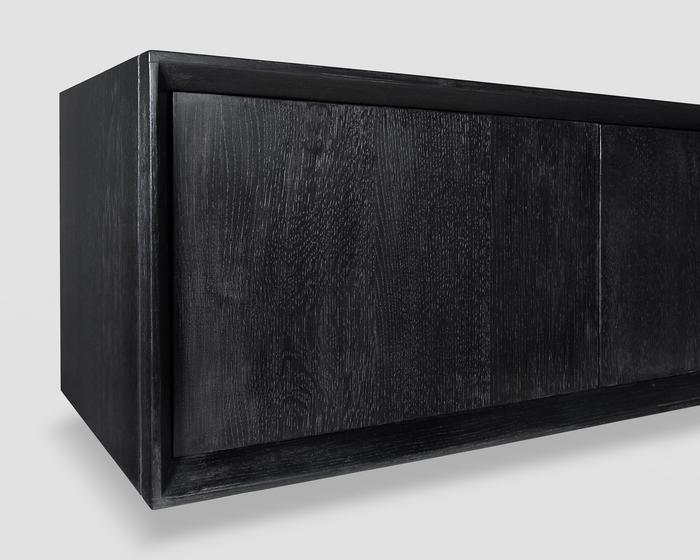 Wandvitrine im minimalistischen Stil