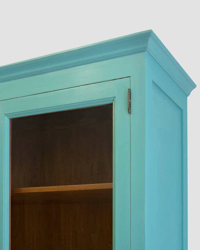 Grüner Küchenschrank