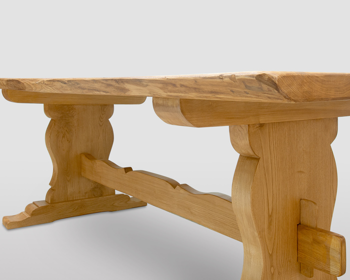 Rustic Live-Edge Dining Table
