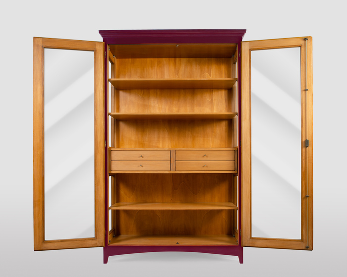 Vetrina Due Ante Con Cassetti