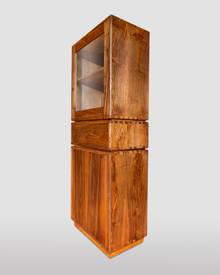 Vetrina Stile Nordico In Noce 