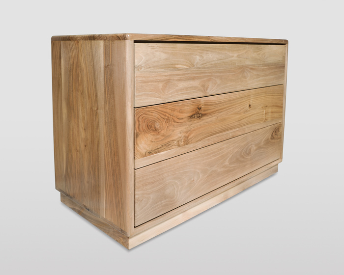 Cassettiera Stile Nordico in Noce