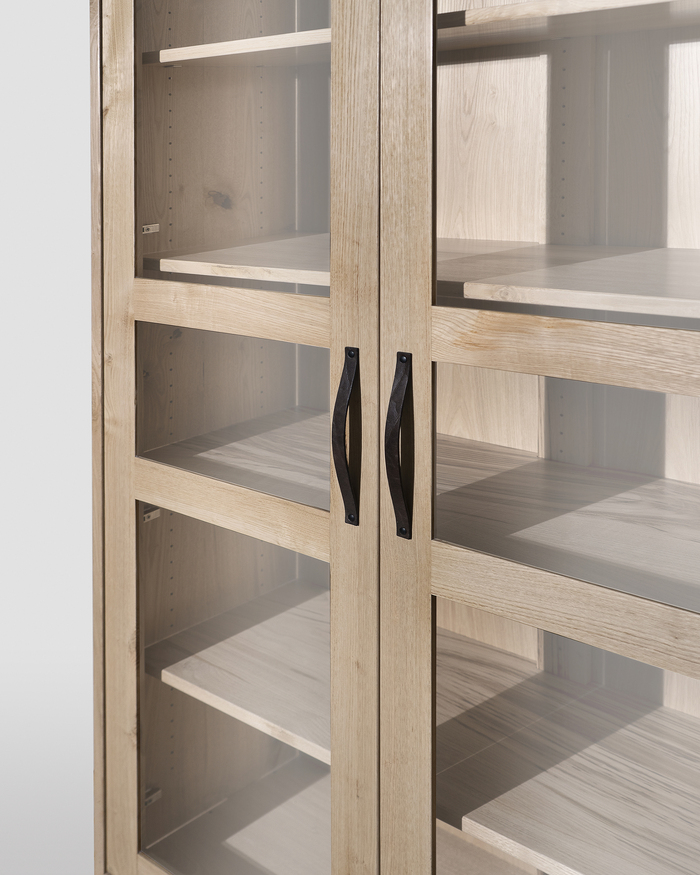Siv Glass Doors Bookshelf