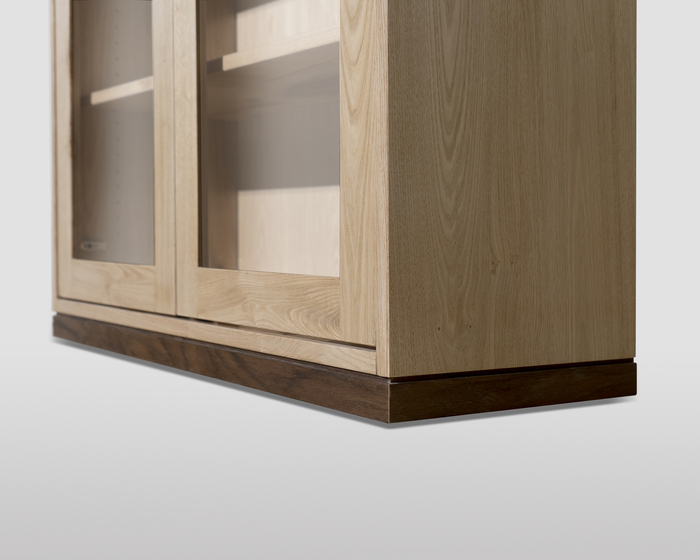 Siv Glass Doors Bookshelf