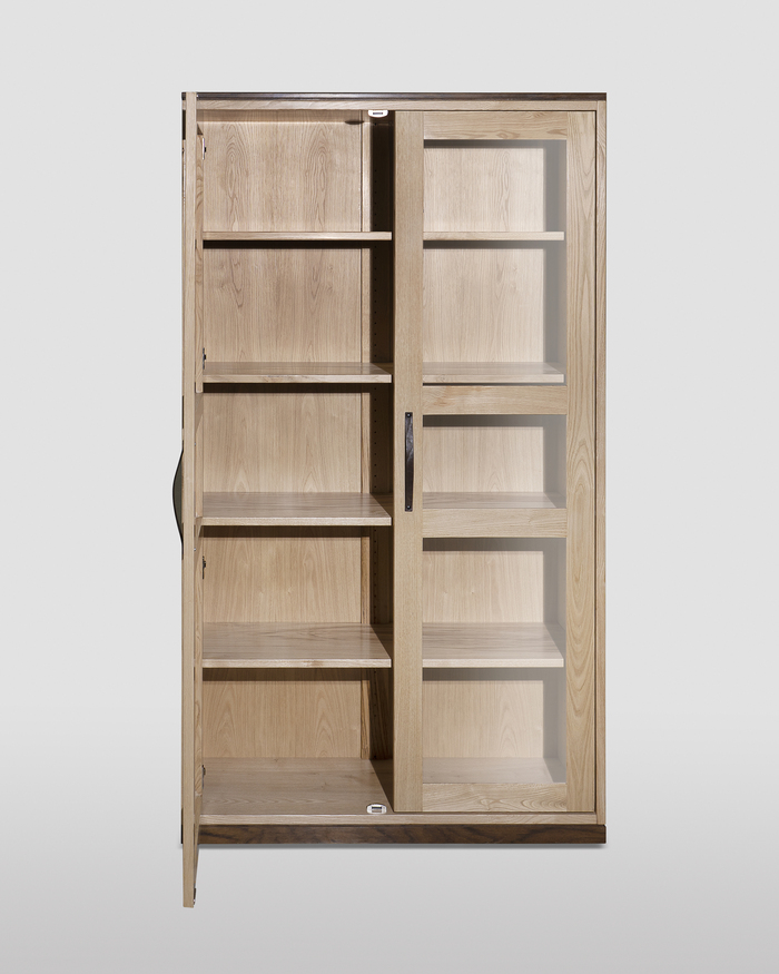 Siv Glass Doors Bookshelf