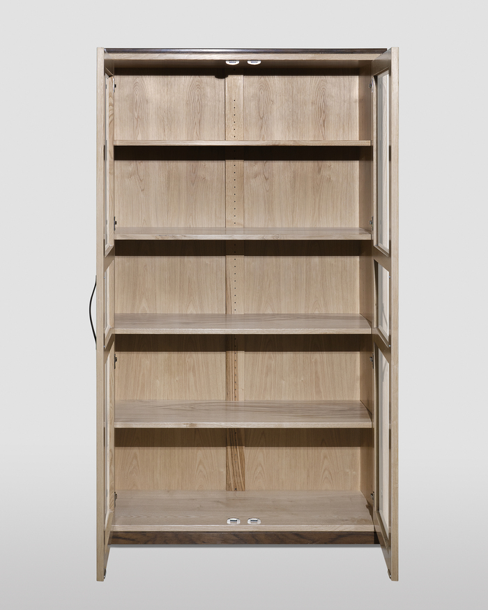 Siv Glass Doors Bookshelf