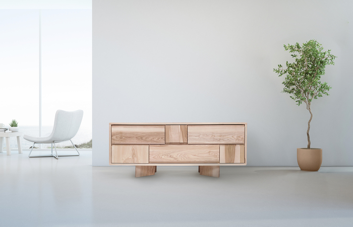 Modern Design Sideboard with Six Drawers