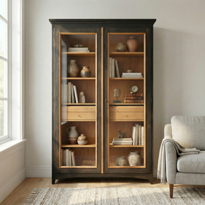 Mud Color Display Cabinet