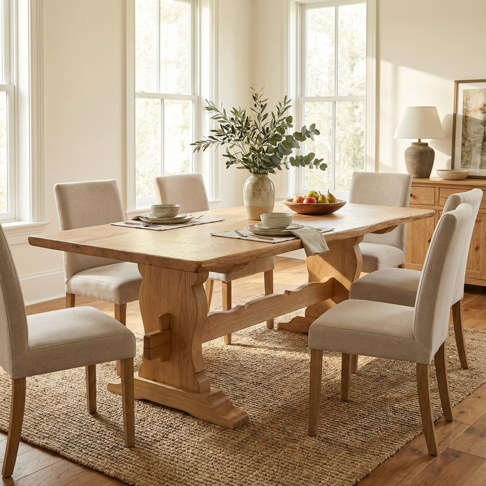 Rustic Live-Edge Dining Table