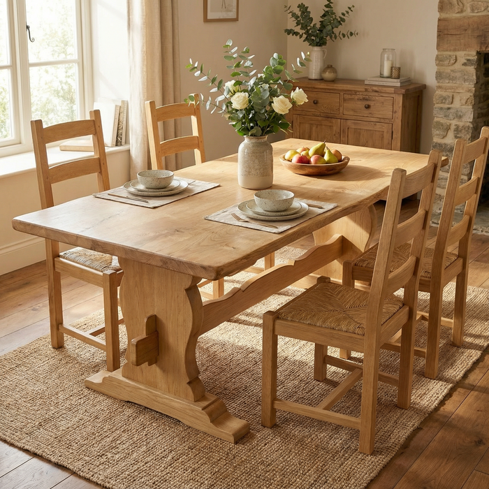 Rustic Live-Edge Dining Table