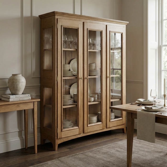 Soller Three doors wooden bookshelf