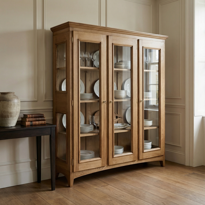 Soller Three doors wooden bookshelf