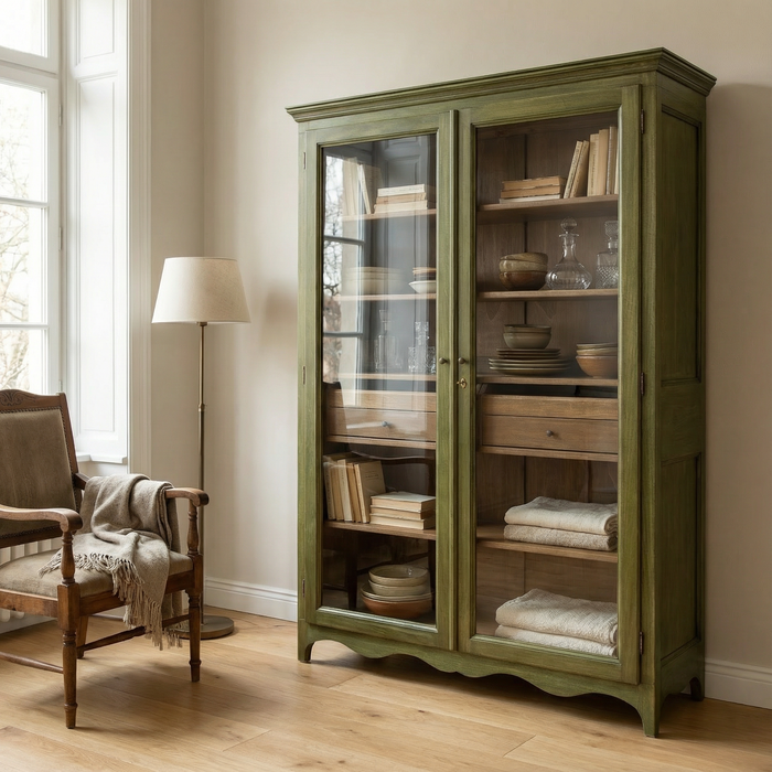 Libreria sagomata Verde