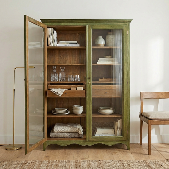 Libreria sagomata Verde