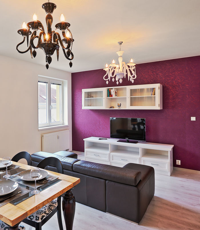 White TV Wall Unit