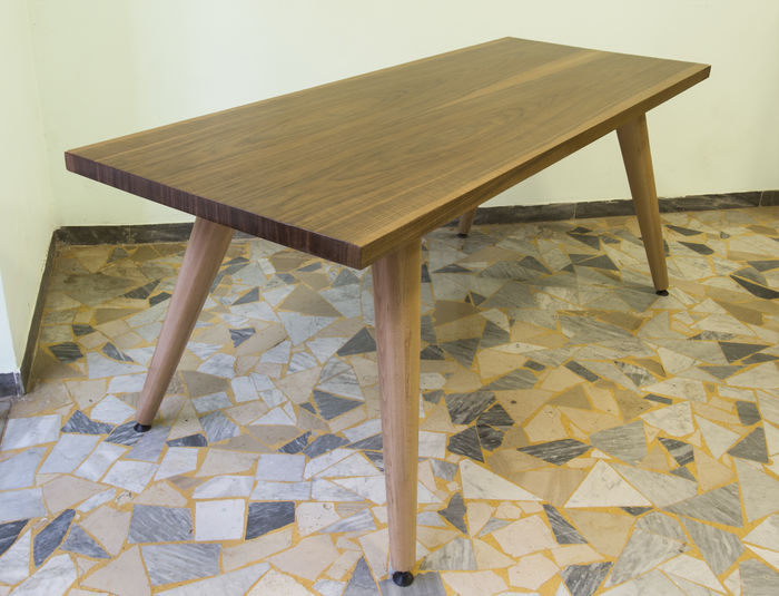 Modern mid century style dining table