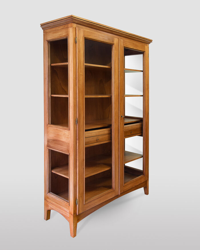 Walnut Shaped Showcase