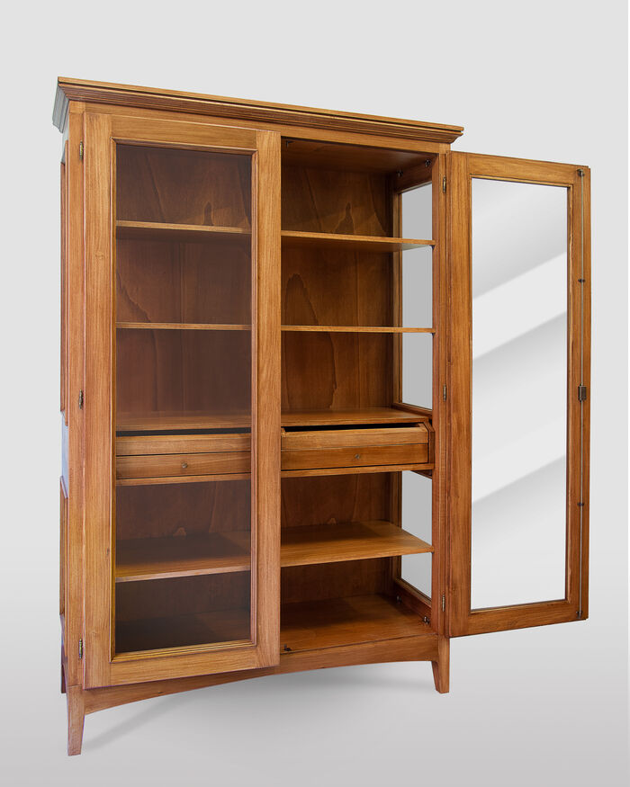Walnut Shaped Showcase