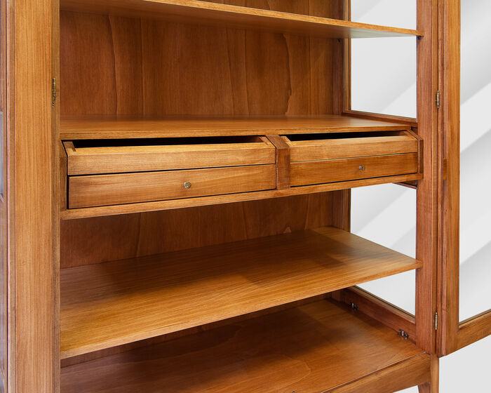 Walnut Shaped Showcase