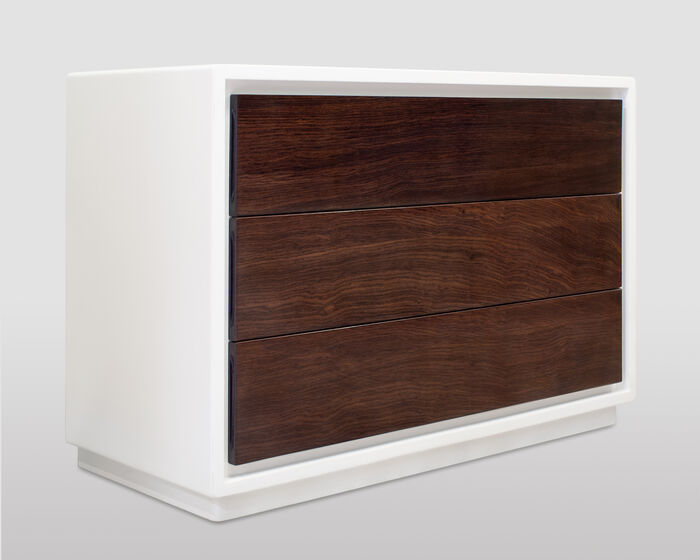 White Chest of drawers in Rosewood