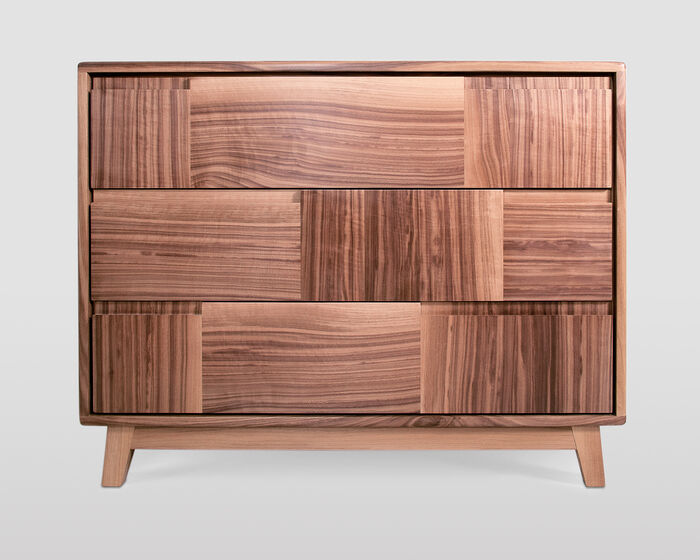 Black Walnut Scandinavian Dresser