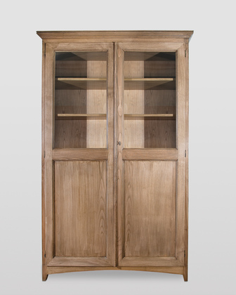 Two Doors Chestnut Bookshelf 