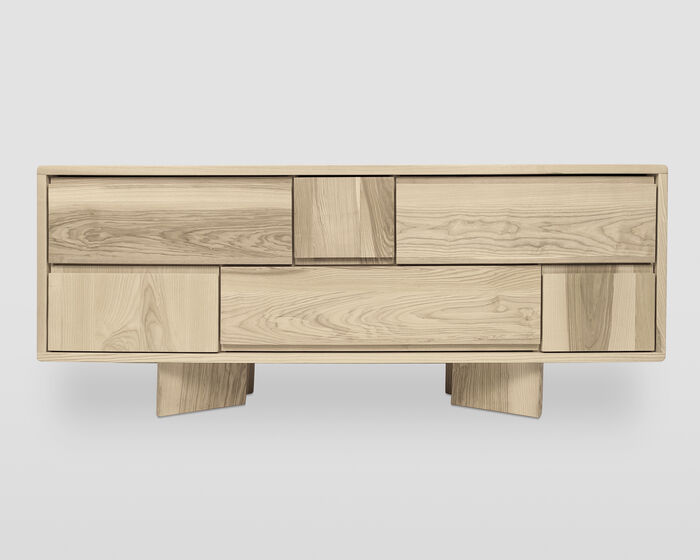 Modern Sideboard With Six Drawers 