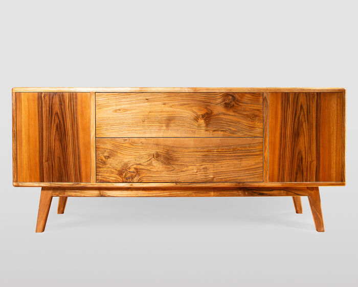 Skandinavische Sideboard aus Nussbaum