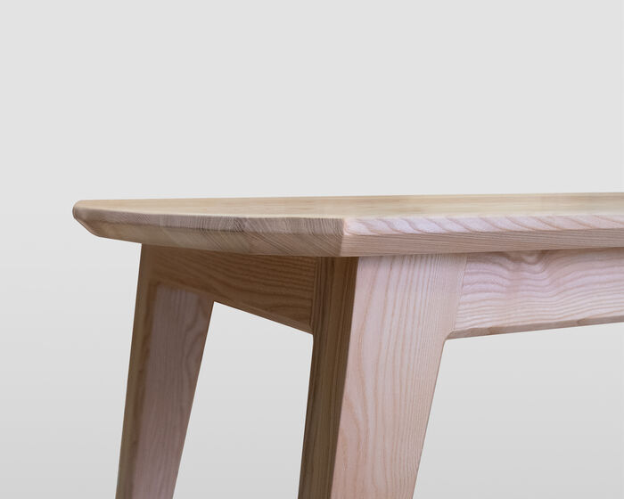 Modern Style Handcrafted Solid Ash Dining Table