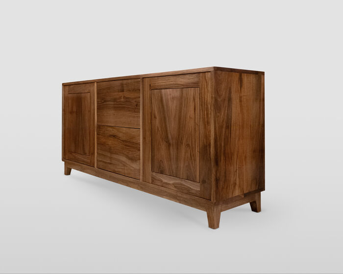 Madia in Noce Massello – Design Contemporaneo e Minimalista